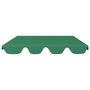 Voir la diapositive 3 : VIDAXL Toit de rechange de balançoire vert 150/130x105/70 cm