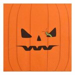 Paris Prix Lot de 20 Serviettes en Papier  Citrouille  33x33cm Orange