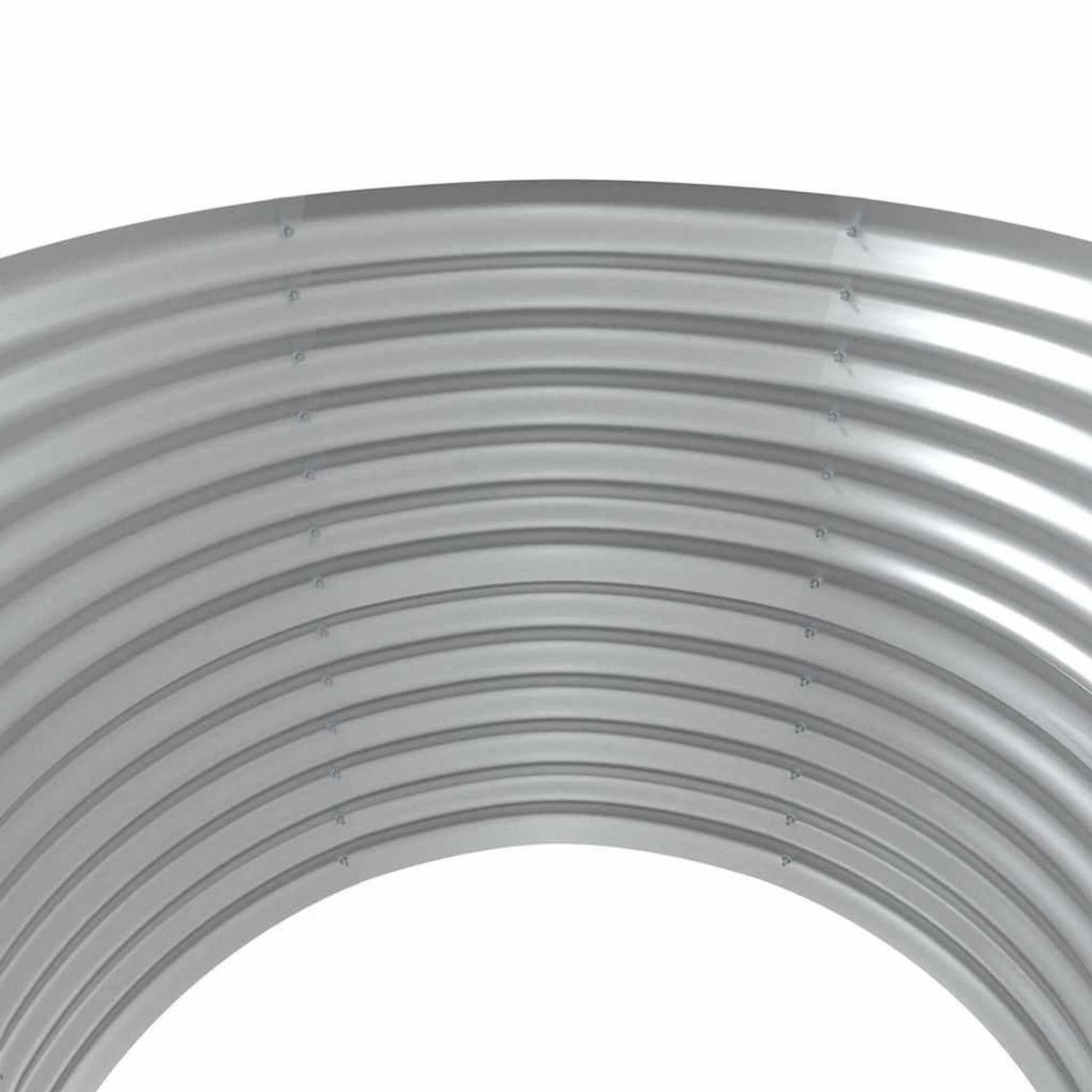 VIDAXL Lit sureleve de jardin Acier galvanise 100x100x68cm gris