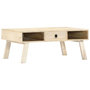 Voir la diapositive 1 : VIDAXL Table basse 100x60x40 cm Bois de manguier massif