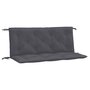 Voir la diapositive 2 : VIDAXL Coussins de banc de jardin lot de 2 anthracite tissu Oxford
