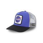 CAPSLAB Casquette Nasa filet blanc. Coloris disponibles : Bleu