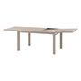 Voir la diapositive 5 : HESPERIDE Table de jardin extensible en aluminium effet bois 10 places EVASION