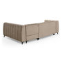 Voir la diapositive 3 : Paris Prix Canapé d'Angle Convertible 5 Places  Casey  247cm Taupe