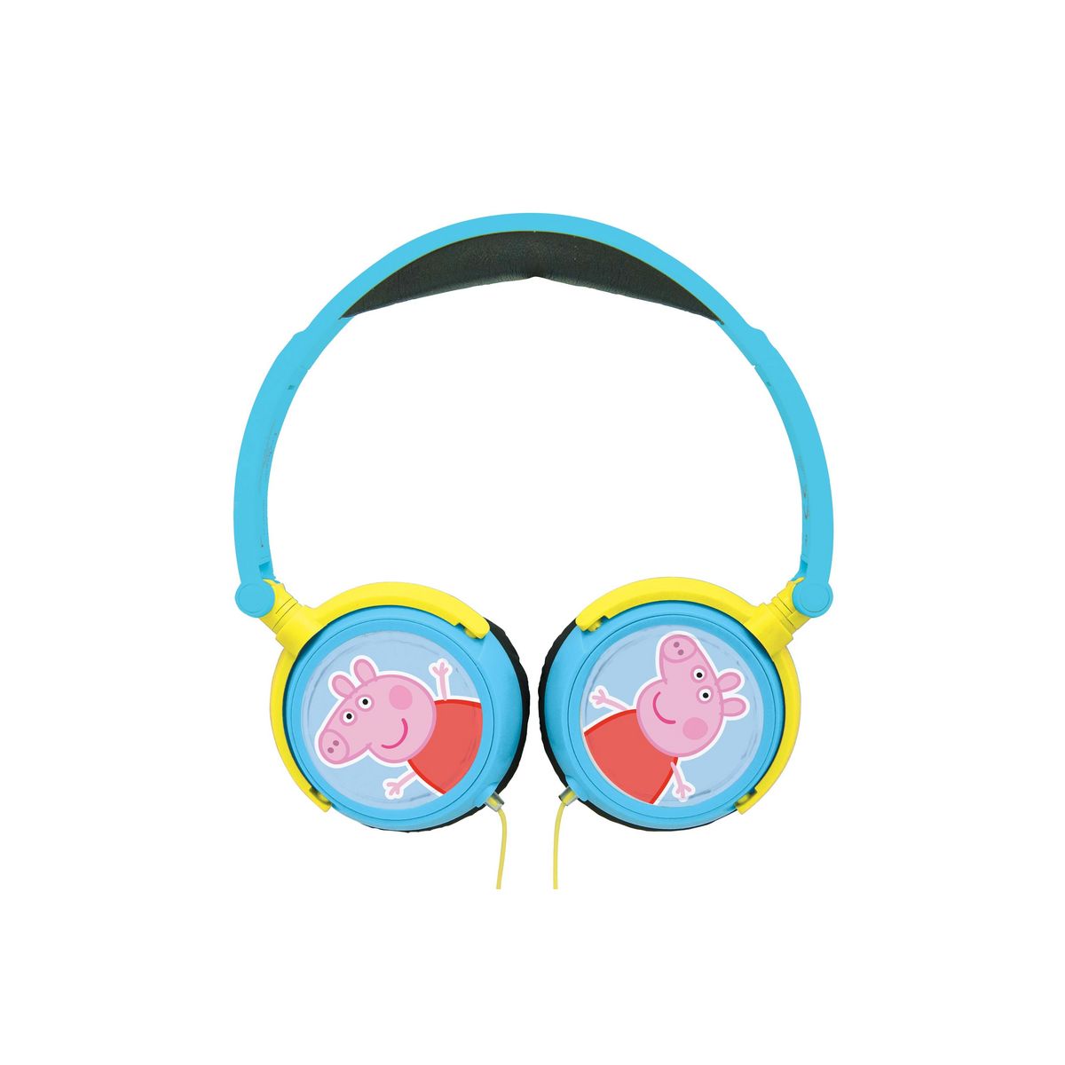 Lexibook Casque stéréo filaire pliable Peppa Pig avec limitation de volume d'écoute
