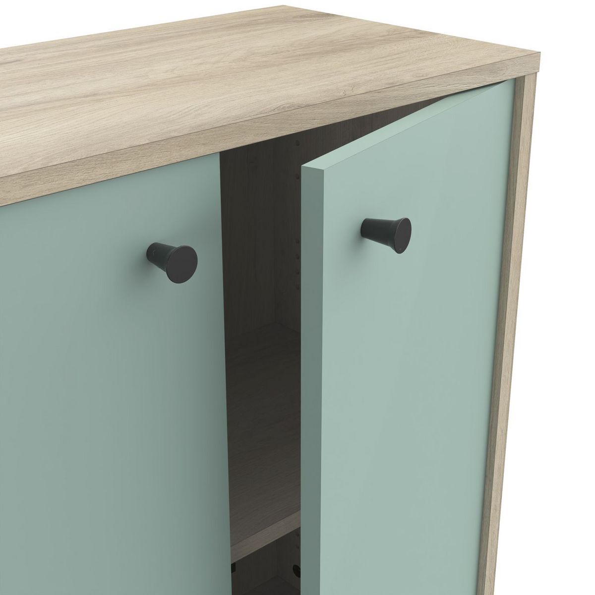 Buffet 2 portes style industriel L60cm SMART