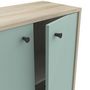 Voir la diapositive 3 : Buffet 2 portes style industriel L60cm SMART