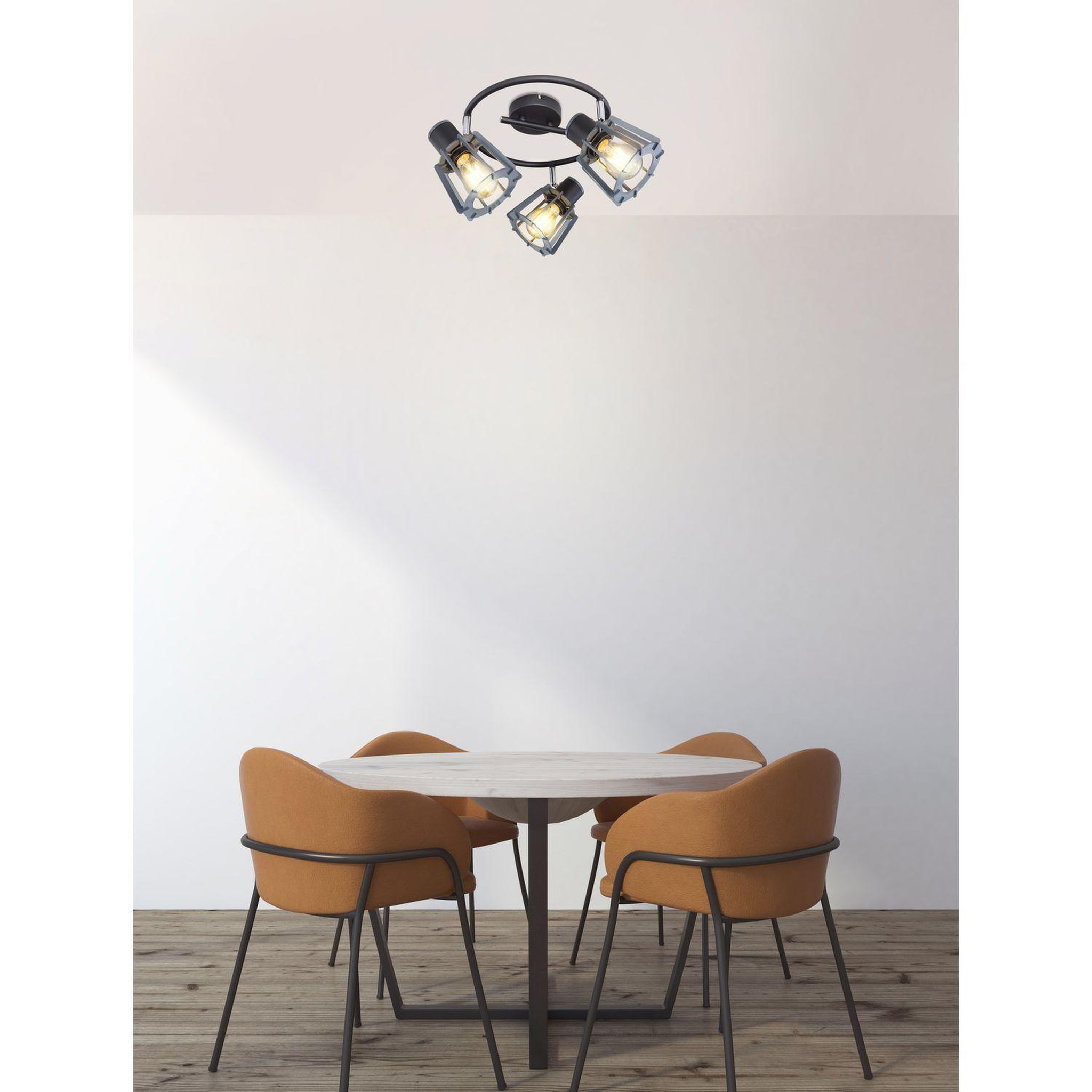Voir la diapositive 3 : GLOBO Plafonnier spot rond design Blaha