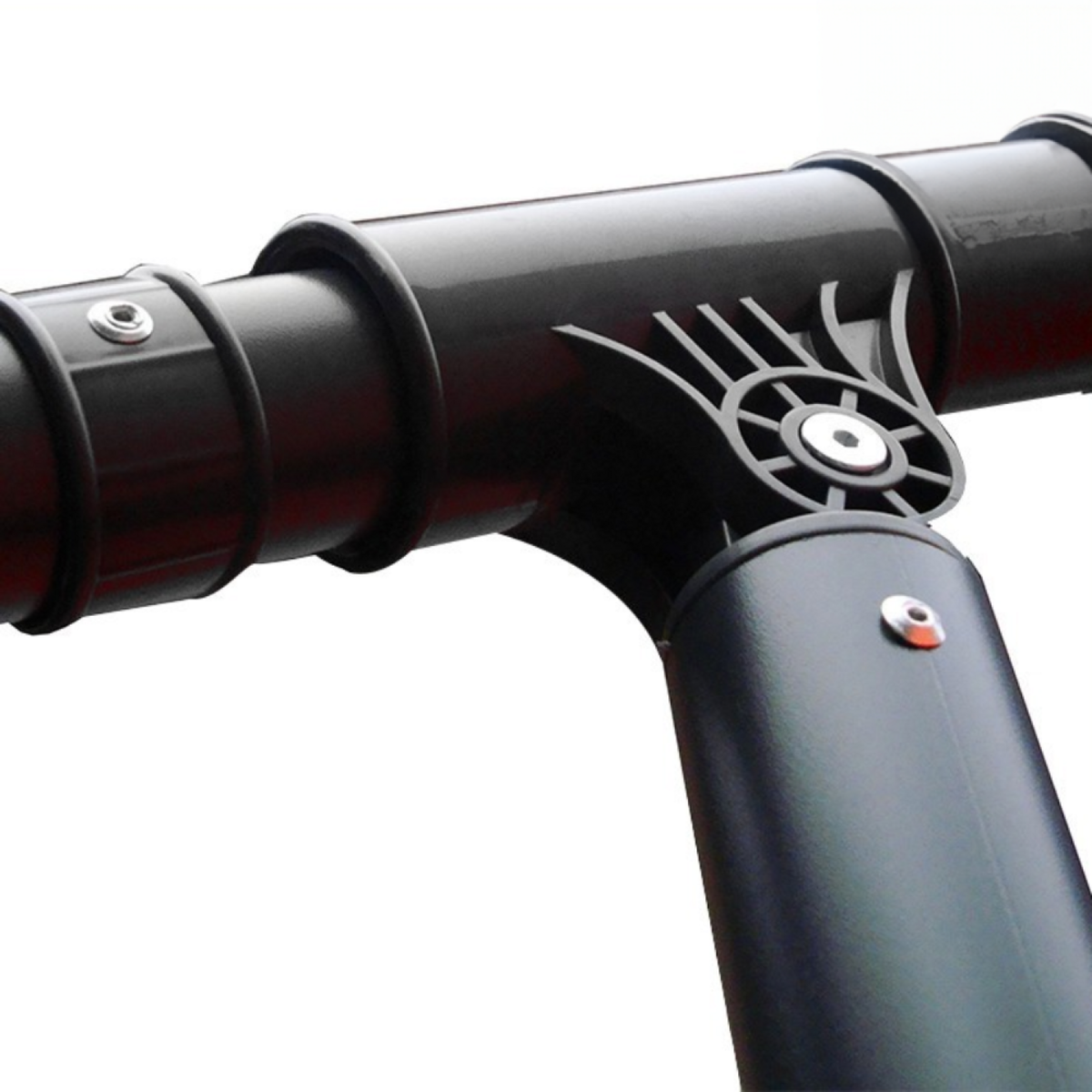 CONCEPT USINE Parasol Néon LED déporté 3 x 3 m gris SOLENZARA