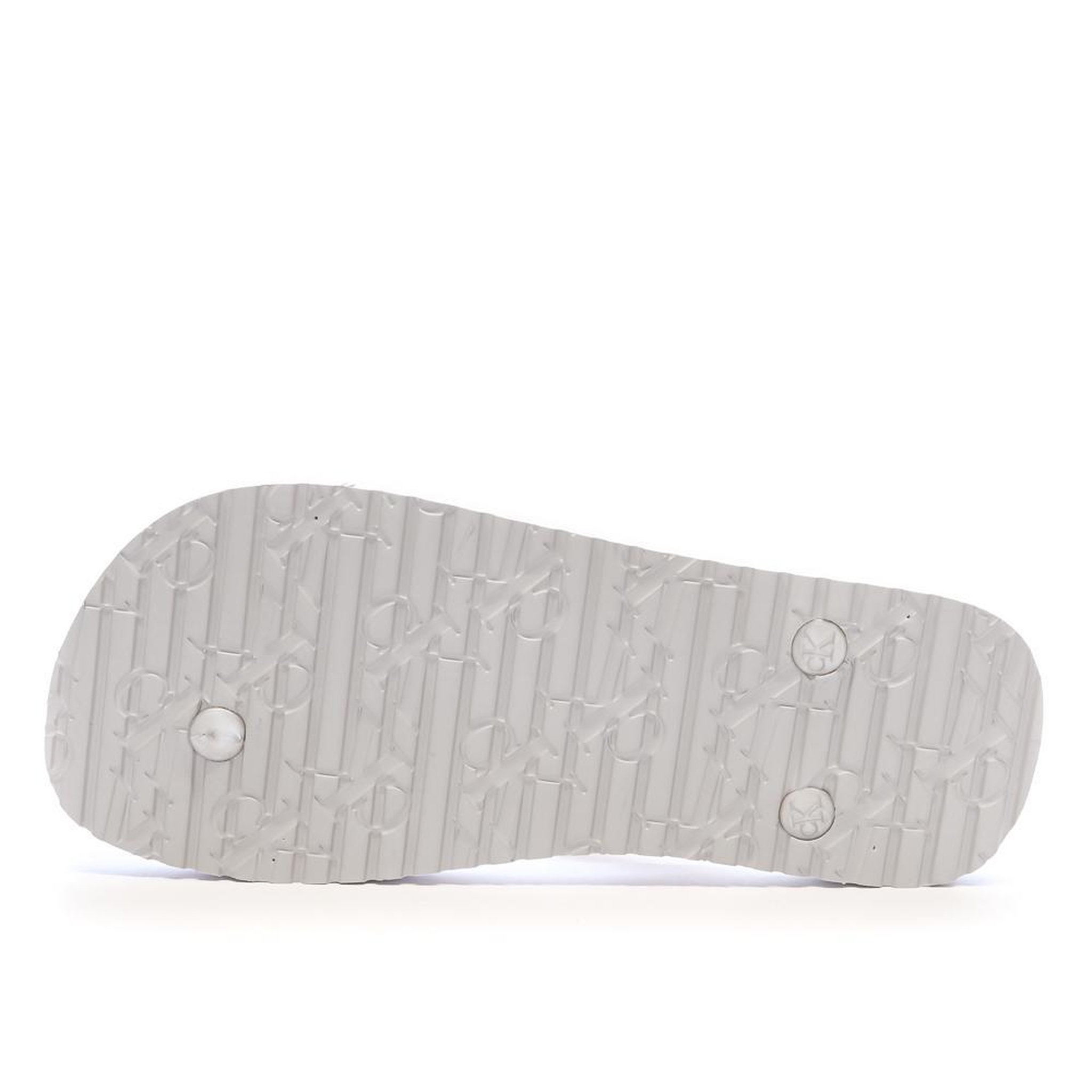 Voir la diapositive 2 : CALVIN KLEIN JEANS Tongs Grise Femme Calvin Klein Jeans Flip Flop Tpu Metall