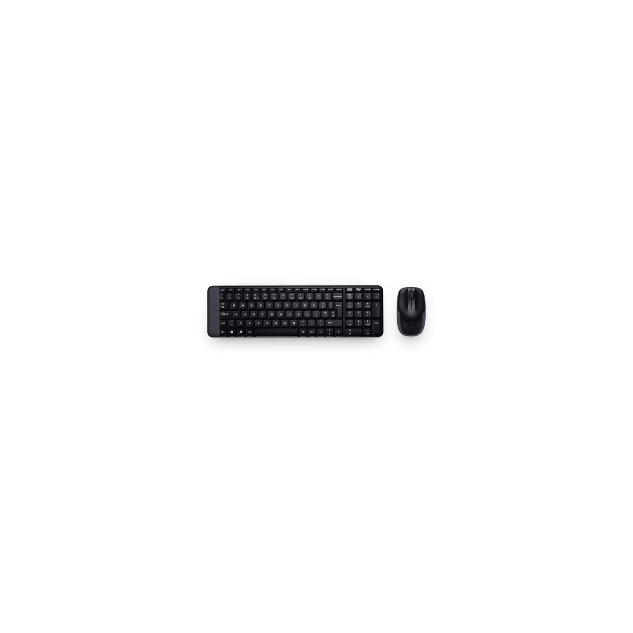 Voir la diapositive 2 : Logitech Logitech wireless combo mk220 clavier souris incluse maison usb portuguais noir