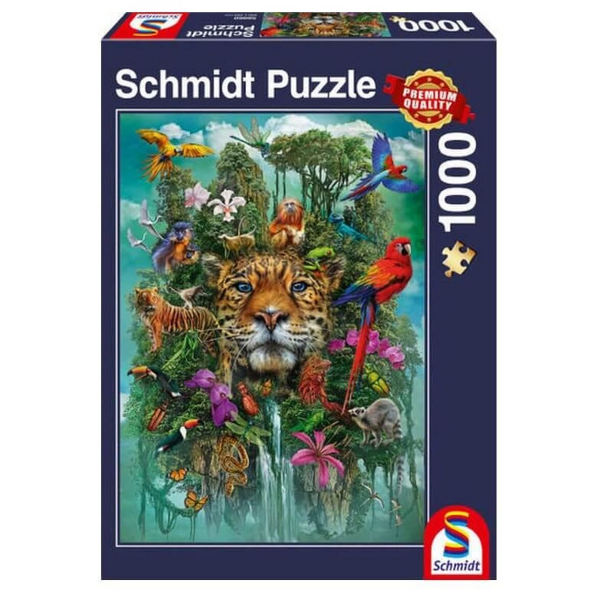 Schmidt Puzzle 1000 pieces : Le roi de la jungle