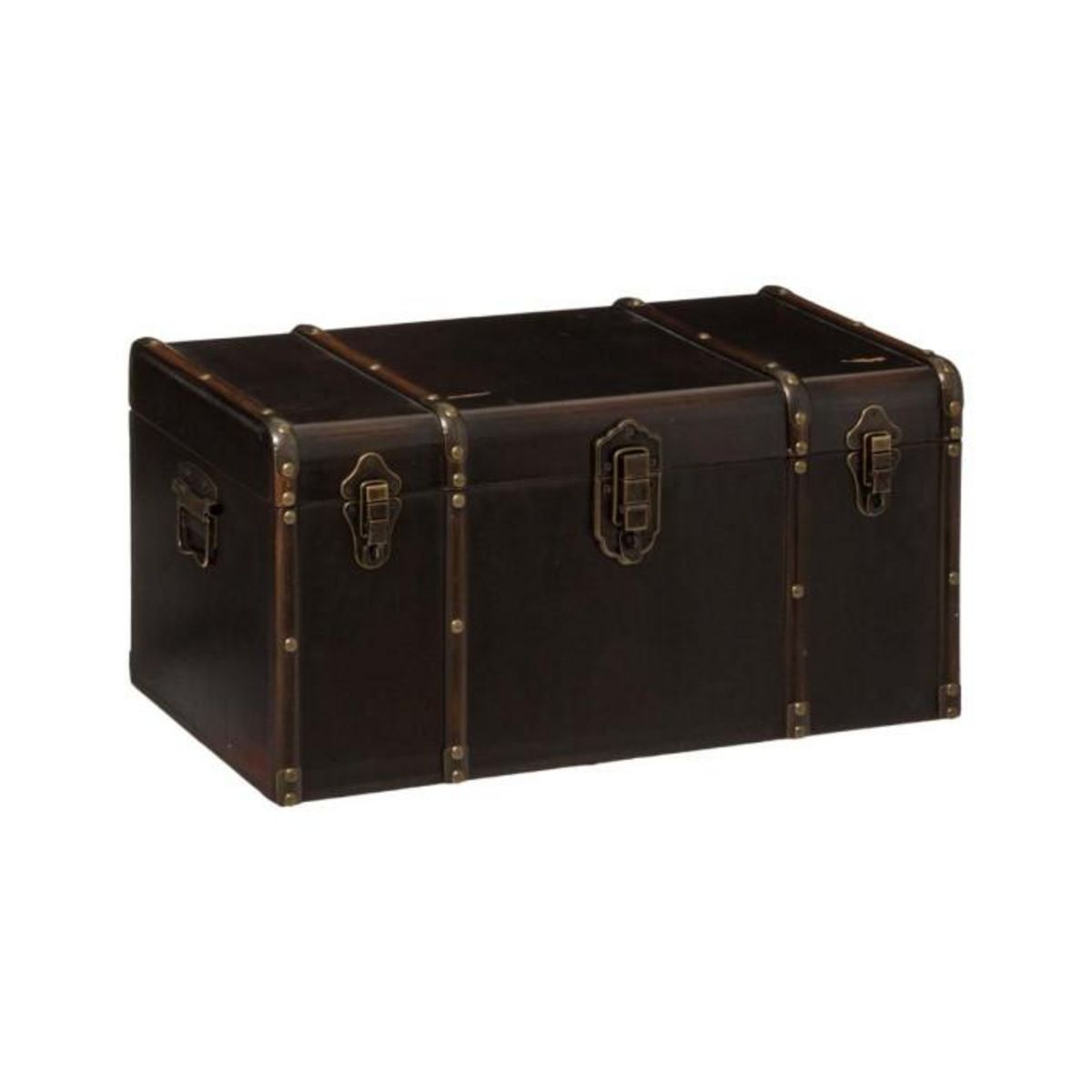 ATMOSPHERA Lot de 3 Malles de Rangement  British  80cm Marron