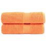 Voir la diapositive 1 : VIDAXL Essuie mains de qualité supérieure SOLUND 2 pcs orange 600 g m²