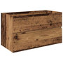 Voir la diapositive 3 : VIDAXL Meuble lavabo avec bassin et robinet integres vieux bois