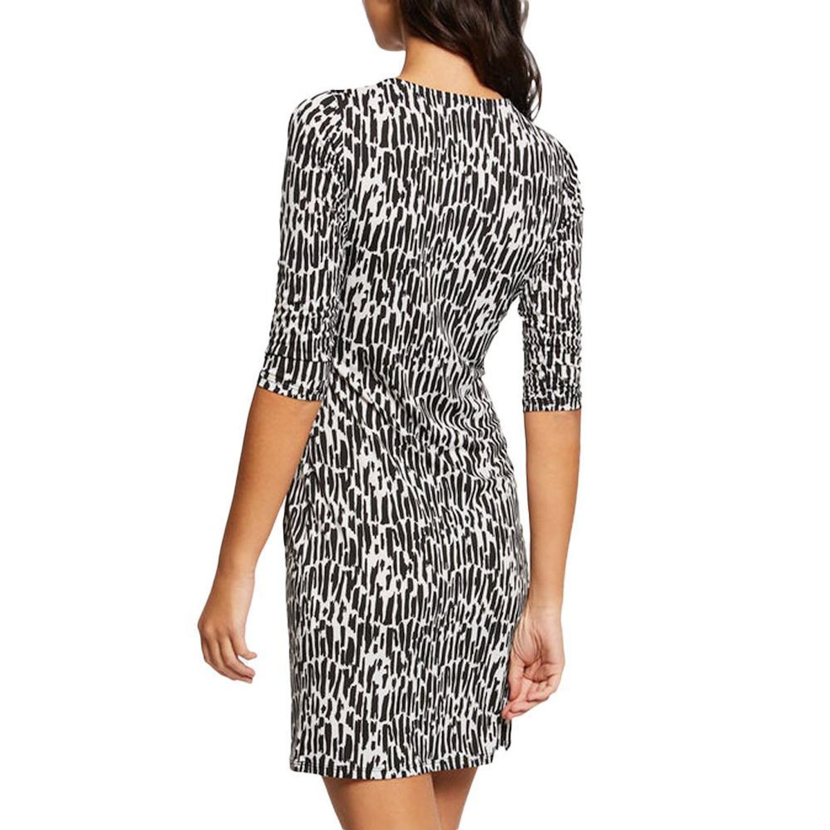 MORGAN Robe Noire/Beige Femme Morgan RLOLI