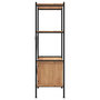 Voir la diapositive 5 : VIDAXL Etagere a 4 niveaux armoire 80x40x130cm Acier bois d'ingenierie