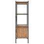 Voir la diapositive 5 : VIDAXL Etagere a 4 niveaux armoire 80x40x130cm Acier bois d'ingenierie