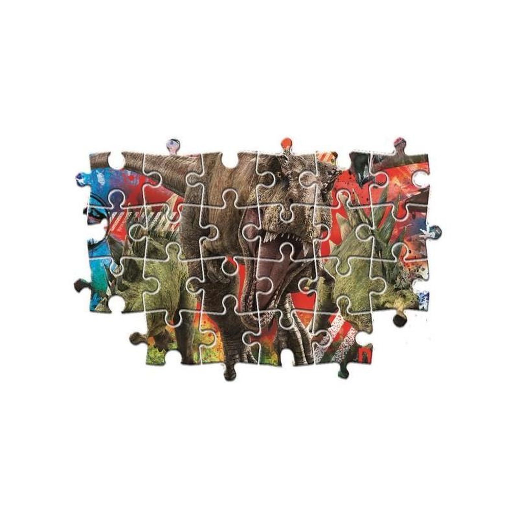 Voir la diapositive 3 : CLEMENTONI Puzzle 60 pièces Jurassic World – Puzzle enfant dinosaures – Clementoni