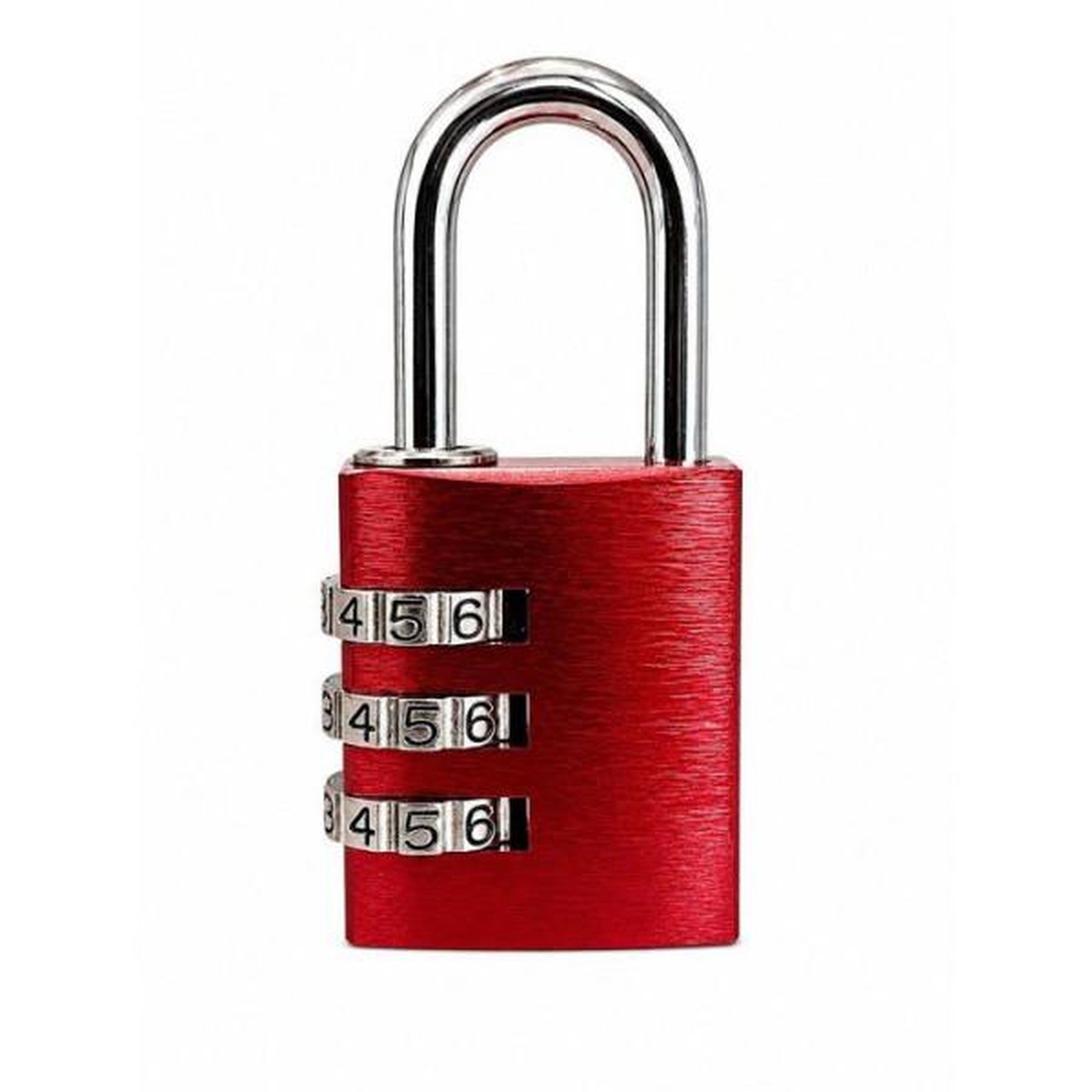 Voir la diapositive 3 : ABUS Cadenas a combinaison - ABUS - 145/30 - 3 chiffres - Aluminium rouge - Sans clé