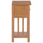 Voir la diapositive 4 : VIDAXL Table a revues avec tiroir 35x27x55 cm Bois de chene solide