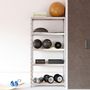 Voir la diapositive 6 : EUROSPEN Etagère de rangement modulable et polyvalente pour atelier, garage, cave... Charge Lourde max 875kg -180x90x40cm - Gris