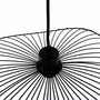 Voir la diapositive 6 : ID MARKET Suspension filaire en métal noir diamètre 60 cm