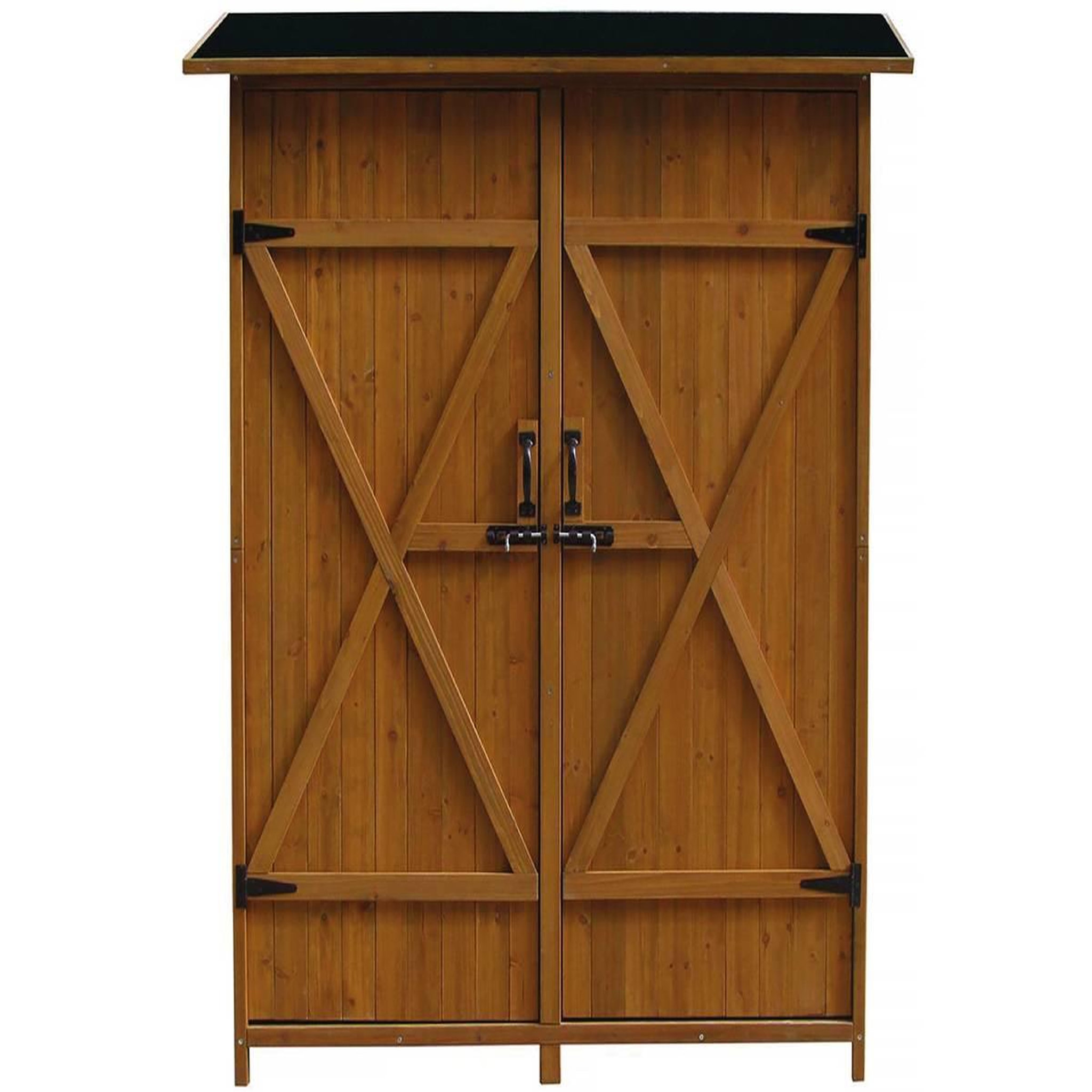 Voir la diapositive 2 : Habitat et Jardin Armoire de jardin  espacio  - 140 x 49 x 162 cm - marron