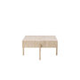 Voir la diapositive 3 : Paris Prix Table Basse Effet Travertin  Vadholmen  126cm Beige