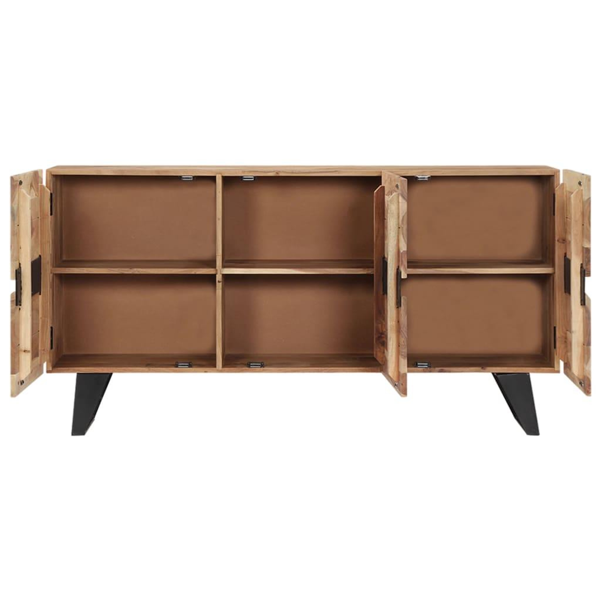 Voir la diapositive 4 : VIDAXL Buffet 150x40x79 cm Bois d'acacia massif