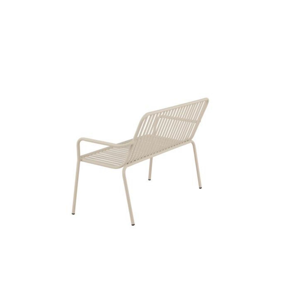 Paris Prix Banc de Jardin en Métal  Peking  130cm Beige