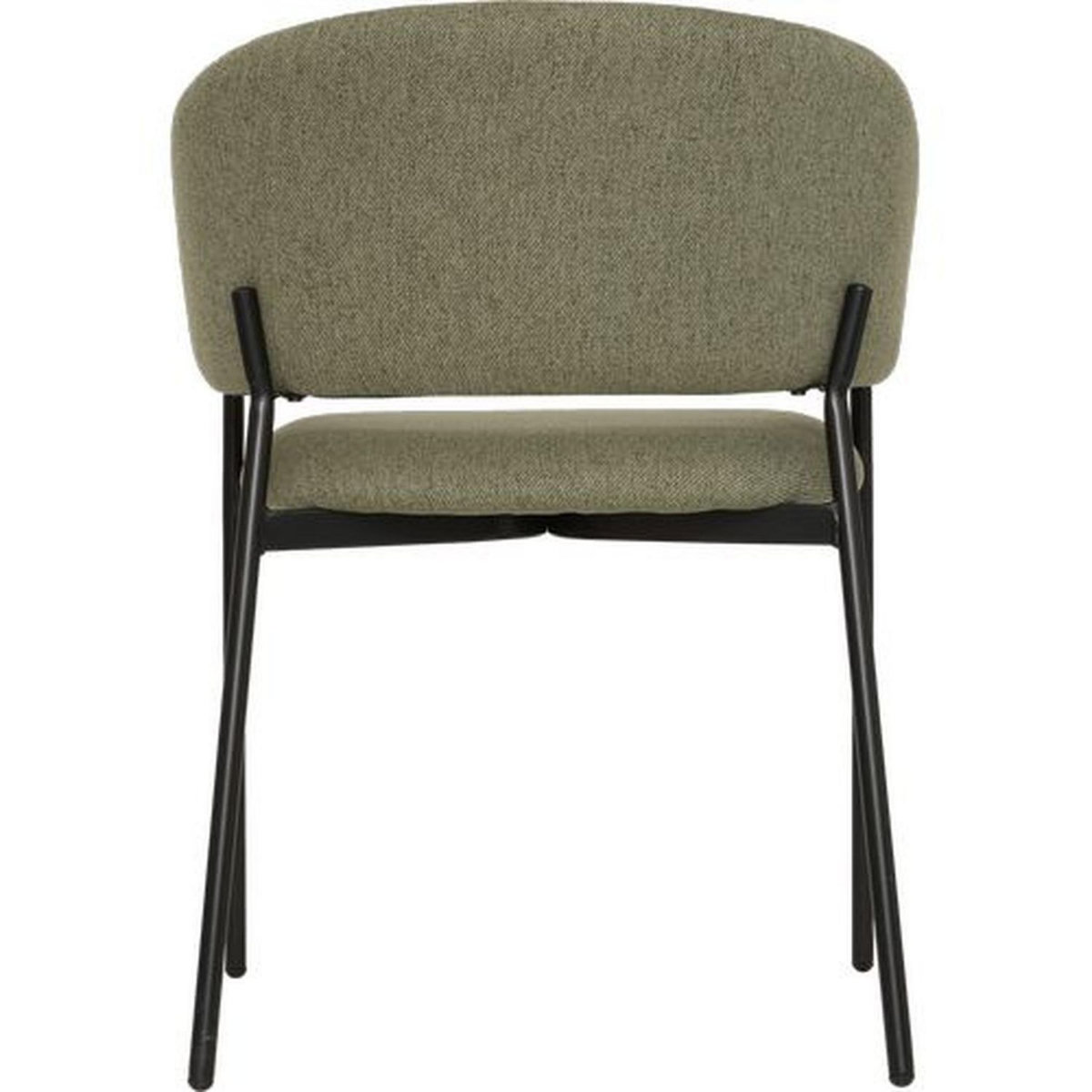 ATMOSPHERA Lot de 2 fauteuils à diner en tissu SOLEA