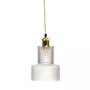 Paris Prix Lampe Suspension en Verre  Mona  27cm Transparent