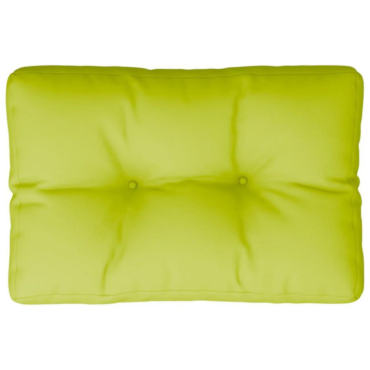 VIDAXL Coussin de palette vert vif 60x40x12 cm tissu