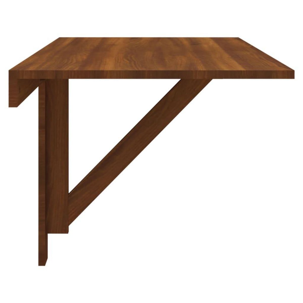VIDAXL Table murale pliable Chene marron 100x60x56cm Bois d'ingenierie