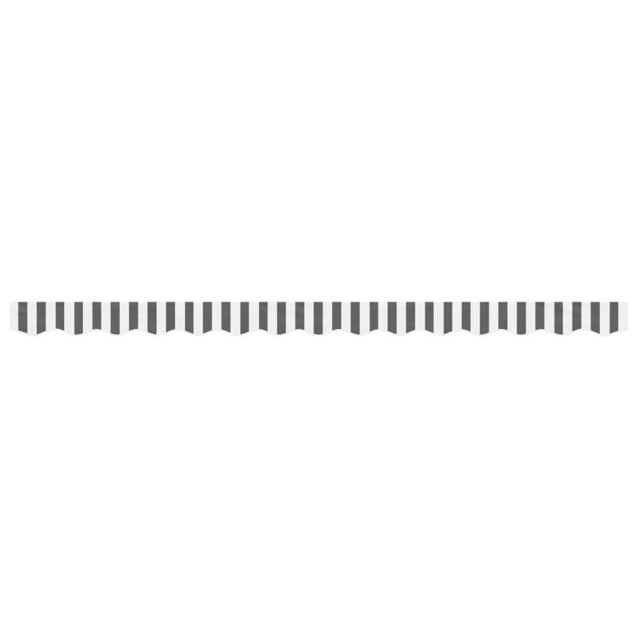 Voir la diapositive 3 : VIDAXL Tissu de remplacement de cantonniere d'auvent anthracite blanc