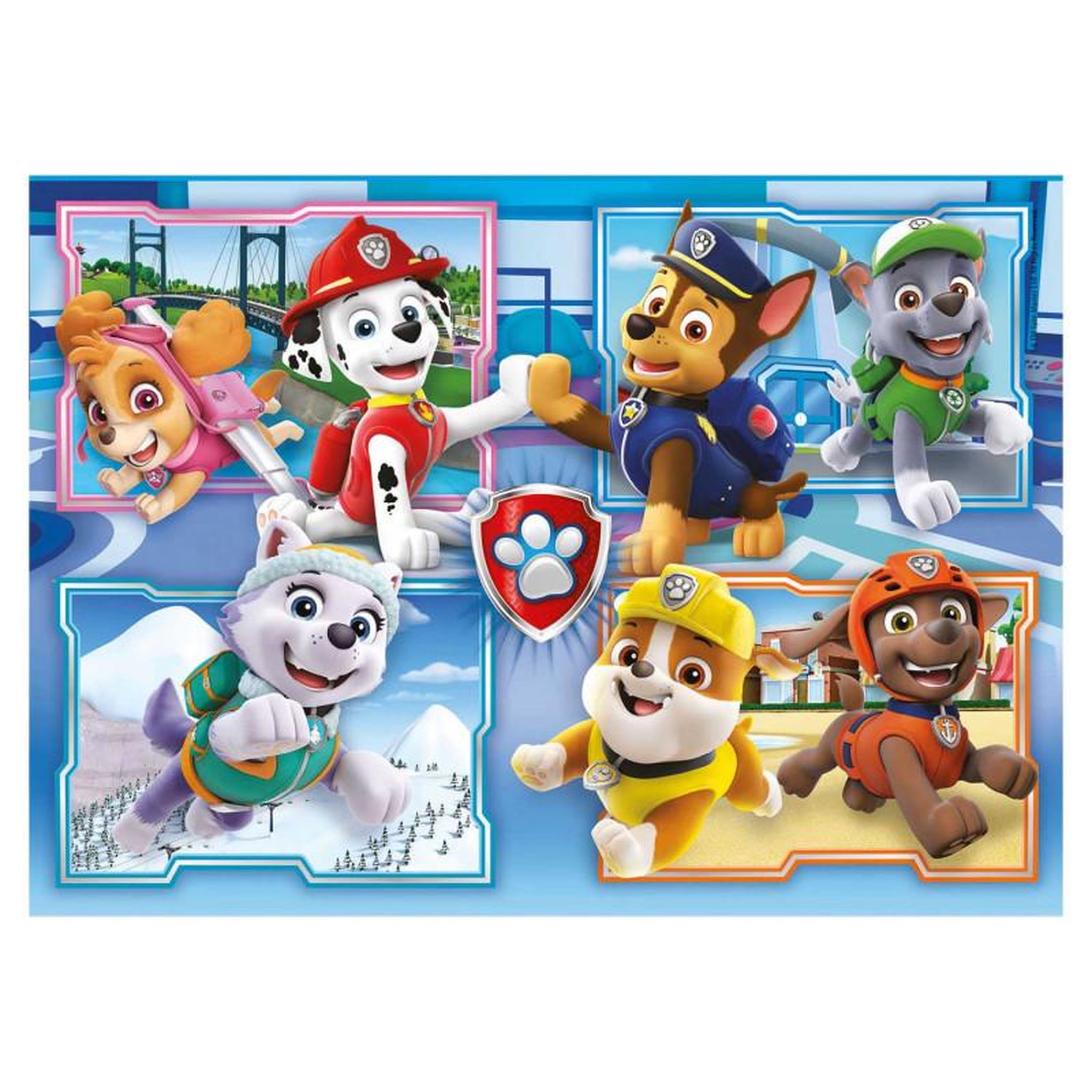 Voir la diapositive 2 : CLEMENTONI Clementoni Puzzle Paw Patrol, 2x60st.