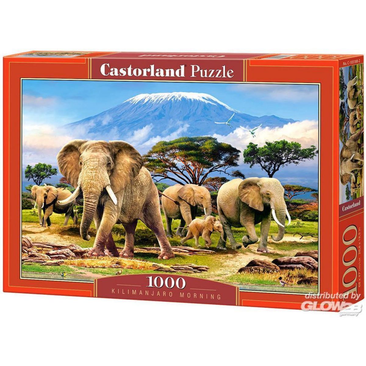 Castorland Puzzle 1000 pièces : Réveil matinal près du Kilimanjaro