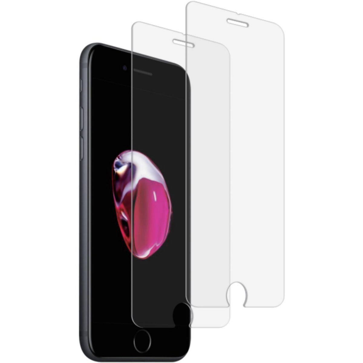 ESSENTIEL B Protège écran iPhone 6/7/8/SE Verre trempé x2