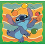 Voir la diapositive 4 : CLEMENTONI Puzzle 3 x 48 pièces Stitch – Clementoni