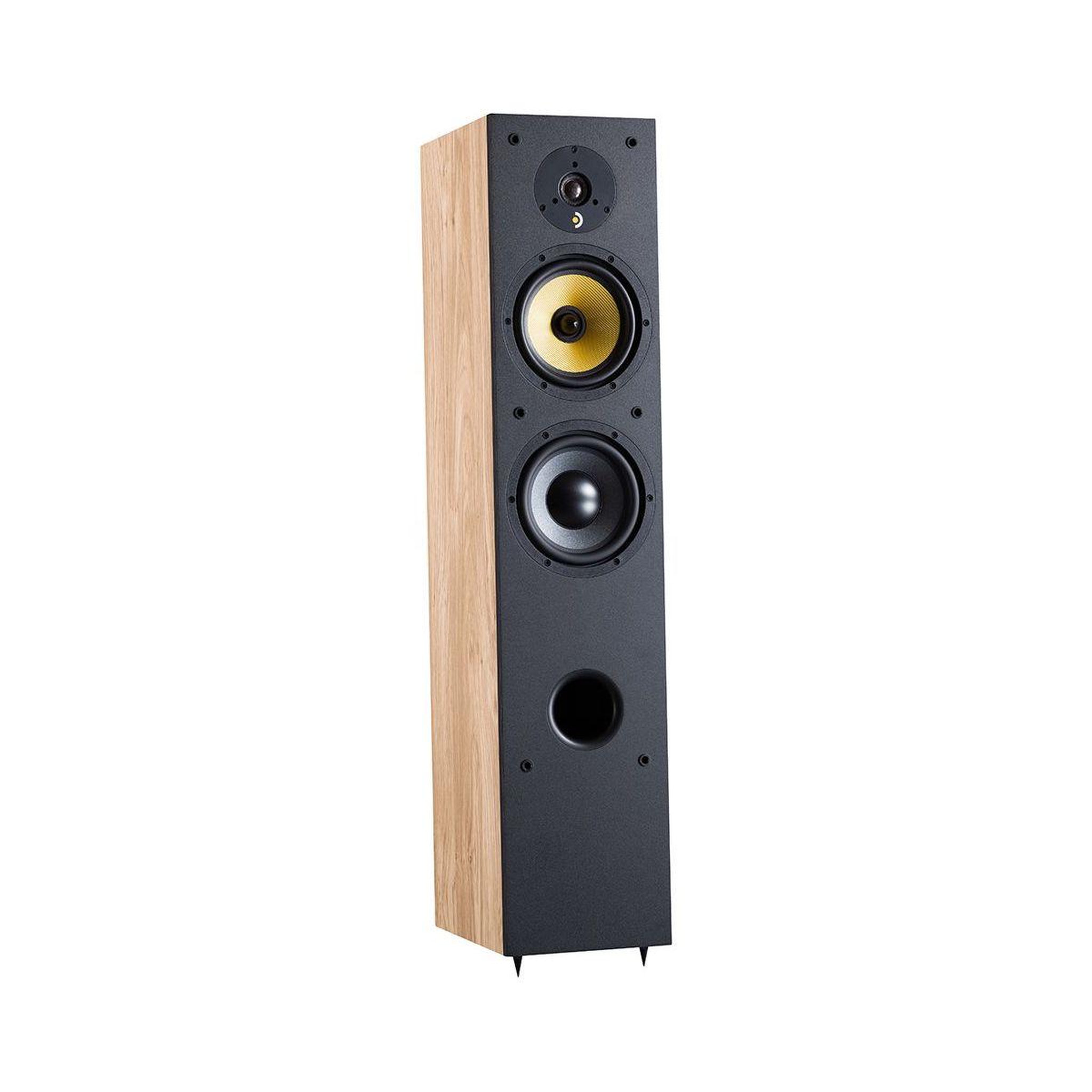 Voir la diapositive 4 : Davis Enceinte colonne ariane 5 chene clair (x1)