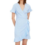 Vero Moda Robe  Femme Vero  oda Henna. Coloris disponibles : Bleu