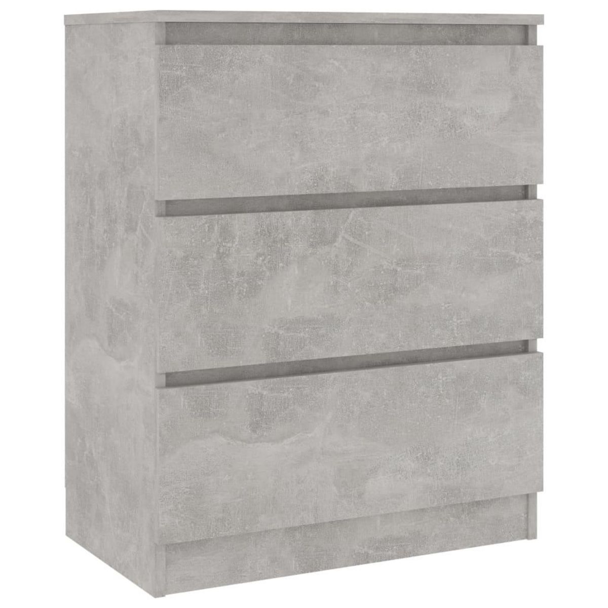VIDAXL Buffet Gris beton 60x35x76 cm Bois d'ingenierie