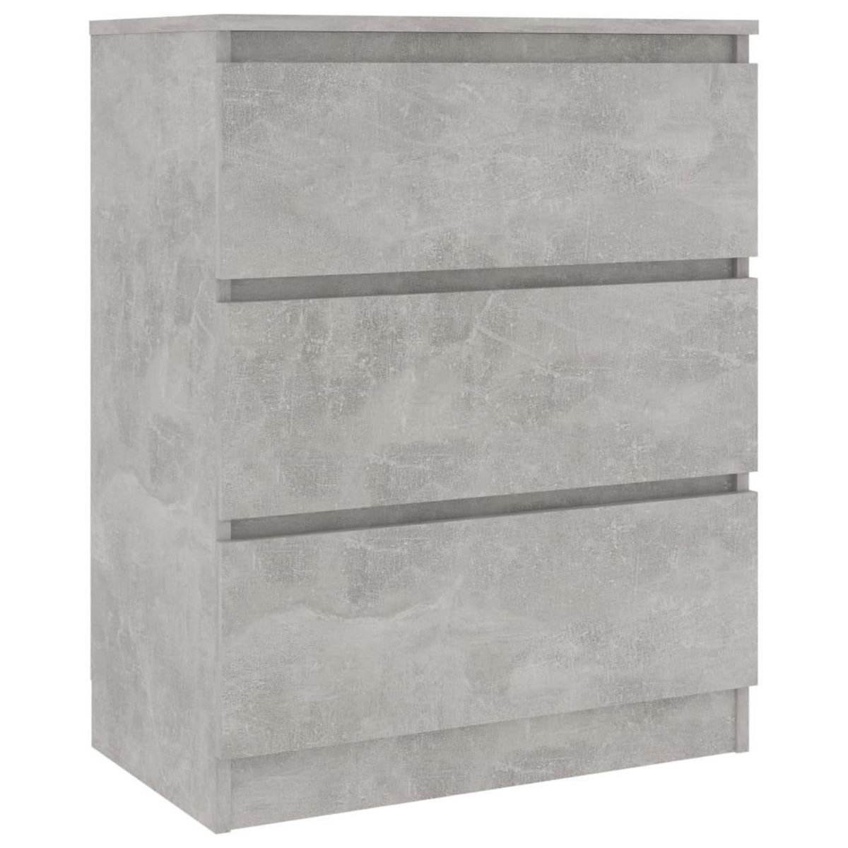 VIDAXL Buffet Gris beton 60x35x76 cm Bois d'ingenierie