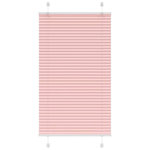 VIDAXL Store plisse rose 70x150 cm largeur du tissu 69,4 cm polyester