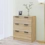 Voir la diapositive 3 : VIDAXL Buffet Chêne sonoma 60x30x70 cm Bois d ingénierie