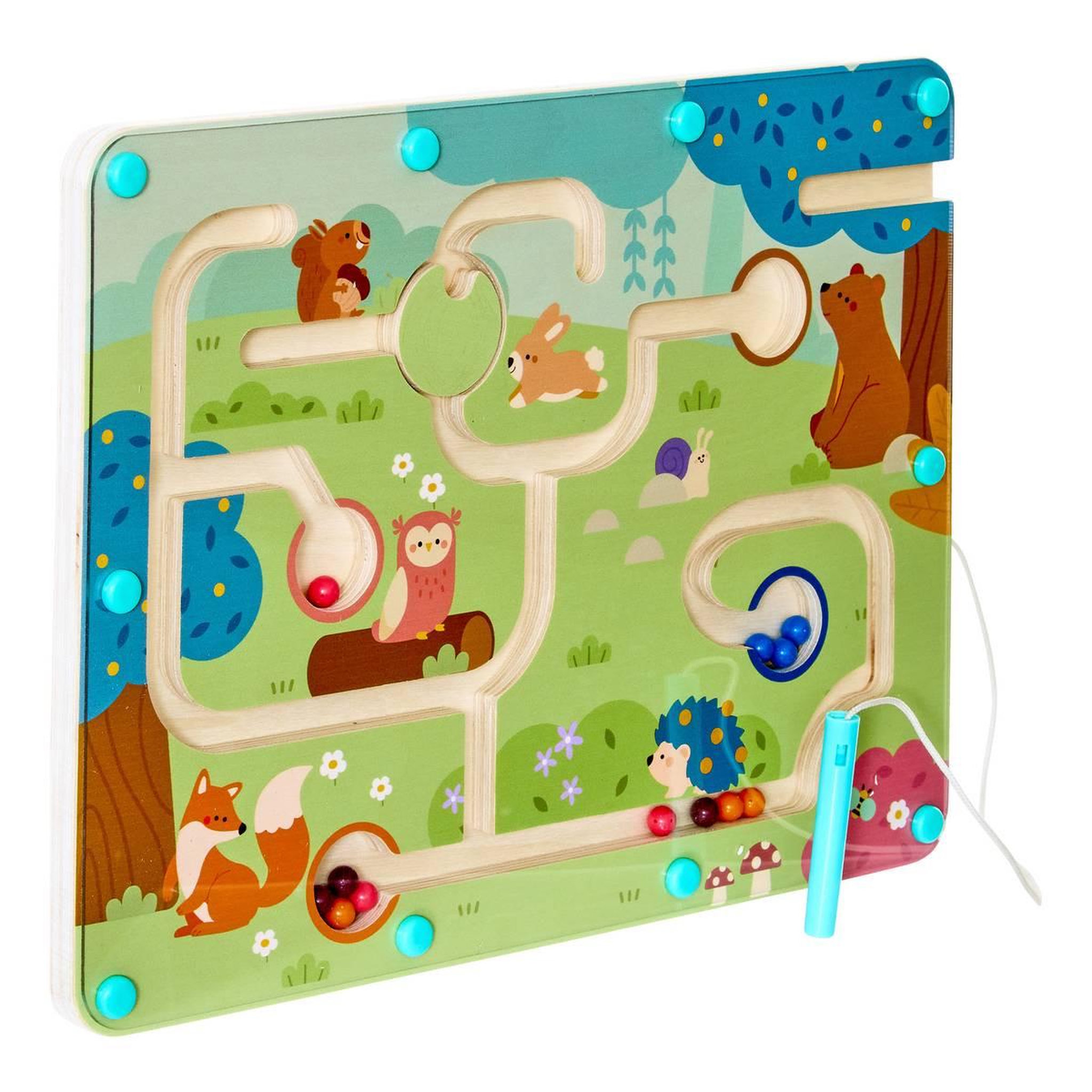 Voir la diapositive 2 : Atmosphera Kids Jeu de labyrinthe magnétique  nino  29cm multicolore