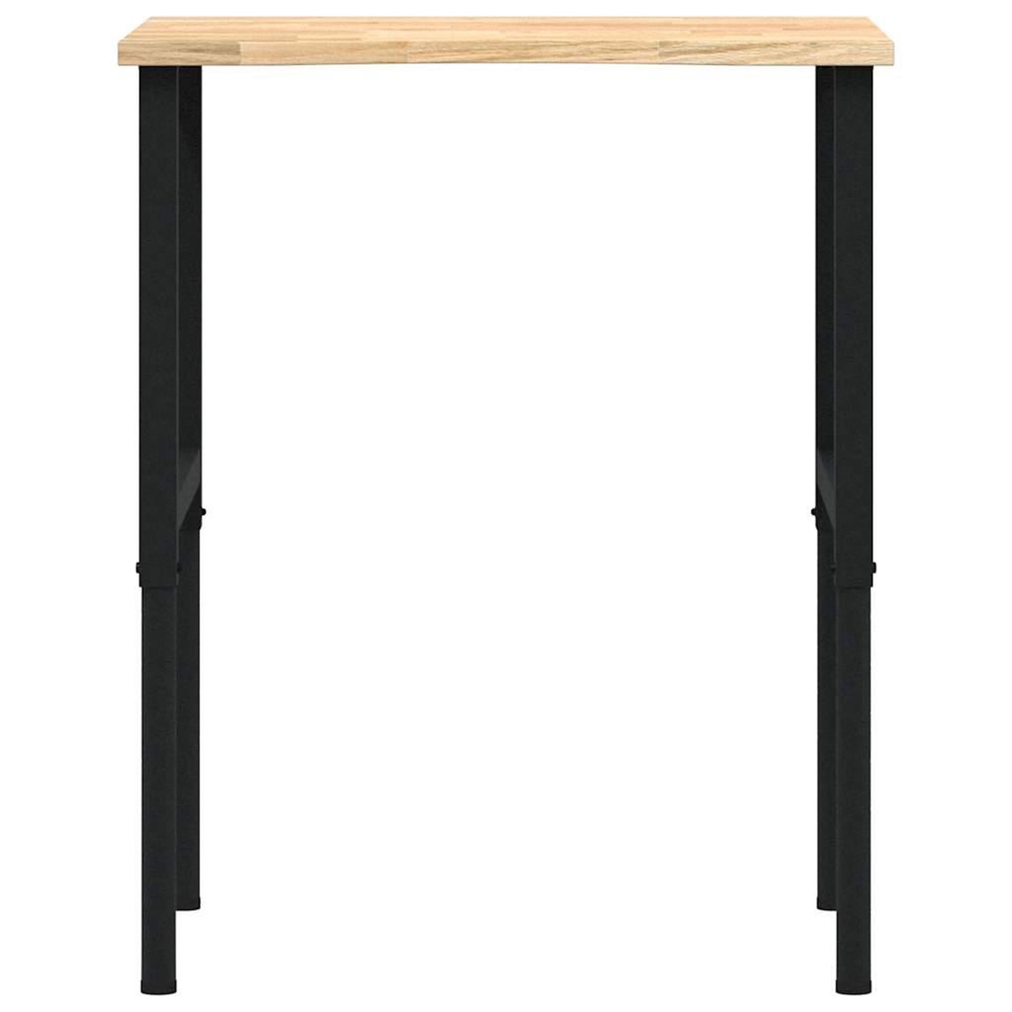 Voir la diapositive 4 : VIDAXL Etabli 80x60x(71,5-98) cm bois de chene massif