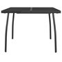 Voir la diapositive 3 : VIDAXL Table de jardin anthracite 100x100x72 cm Treillis d'acier