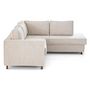 Voir la diapositive 5 : LISA DESIGN Jake - canapé déhoussable d'angle droit 5 places en velours texturé
